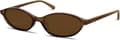 Retro Ovale Solbriller til Kvinder Chic Cat Eye 90'er Solbriller Lette Slanke Solbriller Trendy UV-beskyttende Solbriller