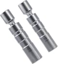 2 stk. tyndvægget tændrørsnøgle med krydsled, magnetisk, fleksibel topnøgle til fjernelse af 14 mm og 16 mm