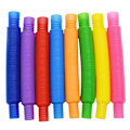 Miniatyrbillede 1 af 7: 8-pak Store Pop Tubes, Fidget Legetøj, Sensorisk Legetøj til Stress- og Angstdæmpning for Børn, Voksne, Læringslegetøj, Strækrør 8pcs 2.9cm