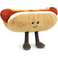 Miniatyrbillede 5 af 6: Jellycat Amusable Hot Dog samlerobjekt plysdekoration