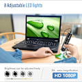 Pikkukuva 4 / 4: Langaton USB-digitaalinen mikroskooppi, 1080P HD 2MP kamera, 50x - 1000x