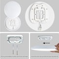 Miniatyrbillede 5 af 7: LED Loftlampe Ø30cm - 24W, 4000K, 2700lm, IP44 - Til Soveværelse, Badeværelse, Stue, Køkken - Hvid