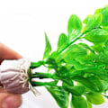Miniatyrbillede 6 af 7: 3-pak store akvarieplanter kunstige plast fisketank planter høje akvarium tilbehør simulering falske hydroponiske planter dekoration