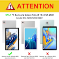 Miniatyrbillede 4 af 5: Tangentbord til Samsung Galaxy Tab A8 10,5\" 2021 (SM-X200/X205/X207)