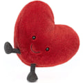 Miniatyrbilde 2 av 5: Jellycat Morsomt Rødt Hjerte Kosedyr | Valentinsdagsgaver til Barn, Gutter, Jenter, Tenåringer, Menn og Kvinner
