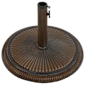 Miniatyrbillede 3 af 8: vidaXL Parasolfod Bronze 45x45x30 cm Støbejern