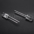 Pikkukuva 4 / 5: 100 kpl 5 mm lämmin valkoinen LED-diodivalot DC 3V 20mA polttimot elektroniset komponentit valodiodit --(WR)