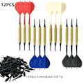 Miniatyrbillede 1 af 5: Dartpile med plastikspids, 12-pak elektronisk dartskive indeholder 10 stk.