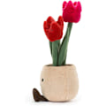 Miniatyrbillede 3 af 7: Jellycat Amuseables Tulip Pot Plyslegetøj, 30 cm - Plante & Blomst Plys - Sjov Indretning & Gave