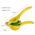 Miniatyrbillede 5 af 5: Manuel Citruspresser Citronpress, Frugtpresser Limepress Metal,