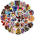 Pikkukuva 1 / 5: Video Game Roblox -tarrat | 50 vinyylitarraa Five Nights At Freddy's