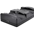 Miniatyrbilde 3 av 9: Laderstasjon for Playstation 3-kontrollere, 2-i-1 ladestasjon med LED-indikator, kompatibel med Playstation PS3/MOVE-kontrollere