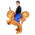 Ilmatäytteinen orava-asu Halloween-esiintymisiin Riding Squirrel 150-190CM