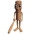 Miniatyrbillede 1 af 5: Kreative Sjove 3D-printede Figurer - Tung Tung Tung Sahur Skrivebordsindretning, Brainrot Tung Sahur Meme Figur, Brainrot Samlerfigurer Gave