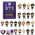 KPOP-gruppe Julekalender 2026, Akryl Nedtællings-blindboks med 24 rum BTS4