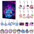 K-pop Demon Hunters Akryl Adventskalender Set - 24 dagars överraskningspresentförpackning för fans och barn E
