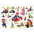 Pikkukuva 8 / 10: Super Mario Bros -tatuointitarrat Kawaii Anime -hahmolelut Lasten Hyvää Syntymäpäivää Juhlakoriste[ch]