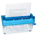 Miniatyrbillede 2 af 5: Standard A4 Papirshåndshredder Bærbar Papirshåndshredder Manuel Håndshredder Dokumentpapirskæring Også