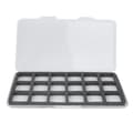 ABS Magnetic Fly Fishing Tackle Box 18 Compartments Foam Storage Case for Hooks Lures Accessories