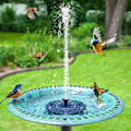 Miniatyrbillede 4 af 6: Specialtilbud! 16 cm Solar Fontæne / Vandfontæne | Sort Black Svart
