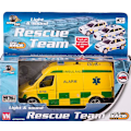Pikkukuva 2 / 2: Lelut Leluauto 40708 Autot Auto Keltainen Ambulanssi Pakettiauto Valo & Ääni
