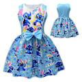 Pikkukuva 2 / 3: Lilo ja Stitch sininen mekko tytöille[ZHE] blue 110cm
