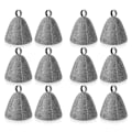 Miniatyrbilde 1 av 5: 12 stk badstuehatter i filt, badehatter, hodebeskyttelse, absorberende badstumøsse for badstue, dusj, bad, dampbadstue 12pcs