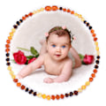 Miniatyrbild 5 av 5: Havsbärnsten Baby Tandhalsband med Helande Pärlor Gåva[ZHE] 0.1