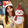 Miniatyrbillede 8 af 10: Julemandsdumme Elg Mormor Plysjlegetøj SNÖGUbbe SNÖGUbbe Snowman Snowman