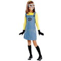 Miniatyrbild 3 av 5: Bob Minion-dräkt för barn, pojke flicka Minion jumpsuit outfit med glasögon och hatt pojke Boy Boy L