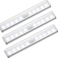 Pikkukuva 1 / 5: LED Langaton Liiketunnistin Kaappivalaistus LED Kaappivalaistus 10 LED-akku 0,8w 10 LEDbatteri0,8w vitt ljus