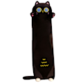 Miniatyrbillede 4 af 4: Sød kattebamse lang kropspude sort black 110CM