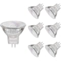 Miniatyrbilde 1 av 5: MR11 halogenlamper, 20W 12V MR11 GU4 halogenlampe, varm hvit, 6 stk.