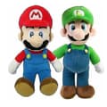 2-pak Mario & Luigi Plyslegetøj - Bløde udstoppede dukker til børn [ZHE]