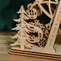 Miniatyrbild 5 av 5: 3D Träpussel Pariserhjul Modellkit, Hjärngåta och Pussel för Jul/Födelsedag, Presenter för Vuxna och Tonåringar att Bygga Kombination, A A