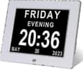 Demensklokke Alzheimer Stor Digital Kalender For Eldre, Med Dag Og D...