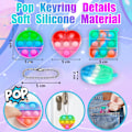 Miniatyrbild 2 av 5: 30 st Party Bubble Fidget Leksaker - Mini Bubble Nyckelringar - Flerfärgat Roligt Paket [ZHE]