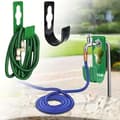 2-pack Wall Mounted Hose Holder - Garden Hose Storage, Water Hose Hanger