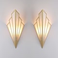 Miniatyrbillede 1 af 5: IC Moderne Vægslampe Enkel Vægslampe Soveværelse Gang Stue Vægslampeholder E12 Stikkontakt Dekorativ Kunstlampe (Kun En Enhed)