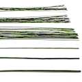 Miniatyrbillede 1 af 5: Grøn papirindpakket blomsterstilke 21,6\" Håndværkstråd 18-24 Gauge til blomsterarrangementer[ZHE]