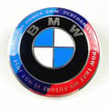 BM-W Emblem Motorhuv Logotyp för Kith co-brandad[CH] Kith co-branded 46MM steering wheel