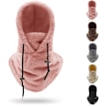 Pikkukuva 1 / 10: Sherpa-huppuinen hiihtosuoja, fleece-balaklava tuulenpitävä talvimask