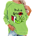 Miniatyrbilde 1 av 3: Dame Julgenser Grinch Vinter Langarmet Genser B B XL