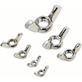 Miniatyrbilde 3 av 5: Vingemuttere, 100 stk Rustfritt Stål Metrisk Gjenge M3 M4 M5 M6 M8 M10 M12...