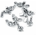 Miniatyrbilde 5 av 5: Vingemuttere, 100 stk Rustfritt Stål Metrisk Gjenge M3 M4 M5 M6 M8 M10 M12...