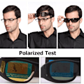 Pikkukuva 5 / 6: Uudet polarisoidut linssit miehille, ajolasit, kalastuslasit, aurinkolasit, peittävät likinäkölasit, käännettävät Polaroid-aurinkolasit, Oculos De Sol Masculino white frame gray
