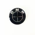 BM-W Emblem Moottorikupu Logo Täysin musta[CH] All black 82MM hood