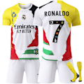 Pikkukuva 1 / 2: 2526 Real Madrid Muisto Riyadh Vintage Pelipaita | Nro 7 Ronaldo | Lapset & Aikuiset 7 RONALDO #24