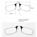 Pikkukuva 5 / 5: Bekväm avaimenperä Mini Nenäpidike Lukulasit + Kotelo Thinoptics Styl Vahvistaa 3.5