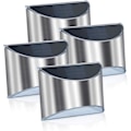 Miniatyrbild 1 av 6: Solcellslampor för utomhus, LED-solcellslampor för vägg, 4-pack